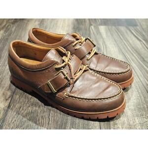 Polo Ralph Lauren Brown Cow Leather Boat Shoes Ranger Polo Country Low Mens 10